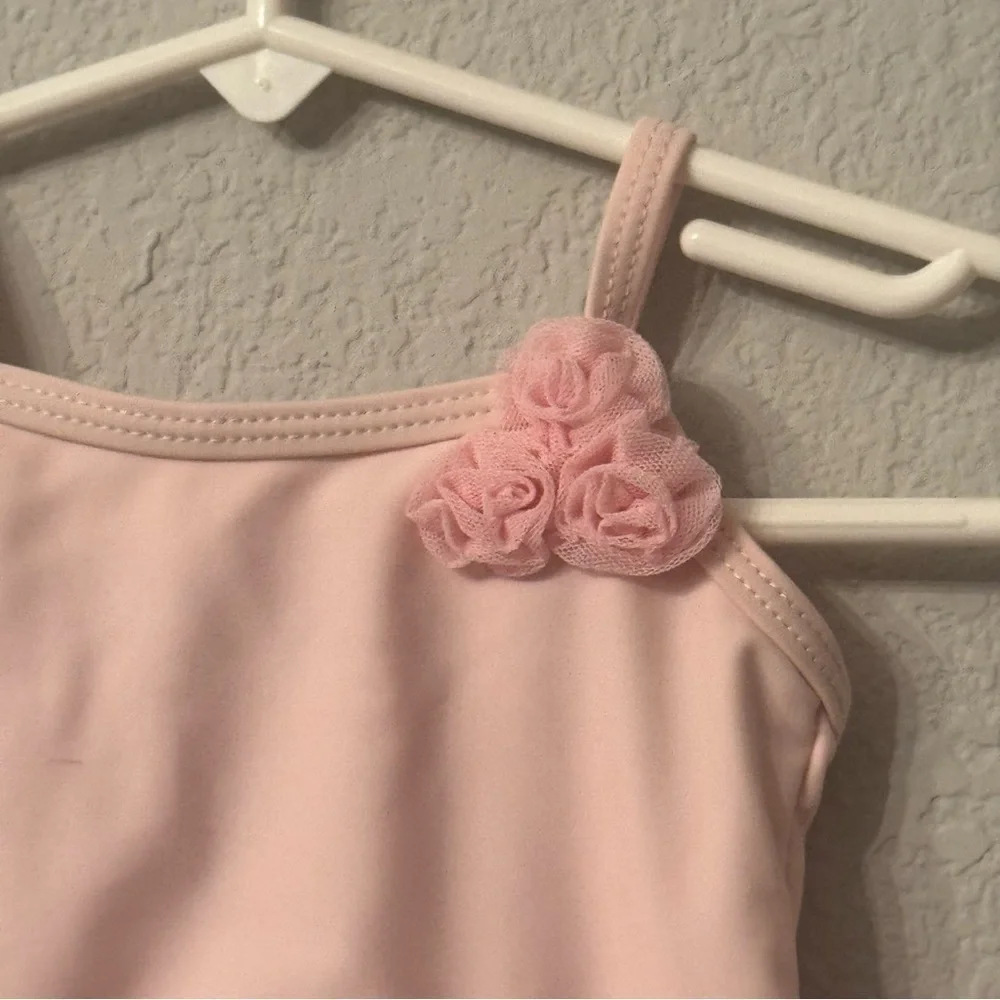 Little Me Light Pink Leotard with Tutu Skirt